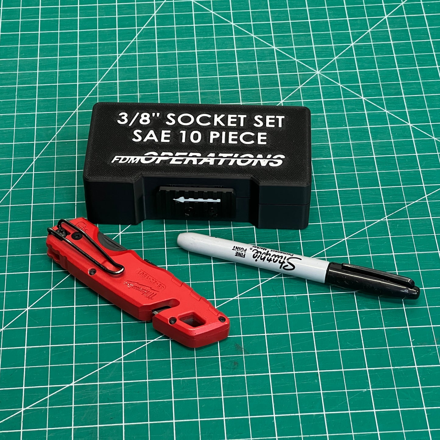 3/8" Compact Socket Case for SAE 10 Piece Set
