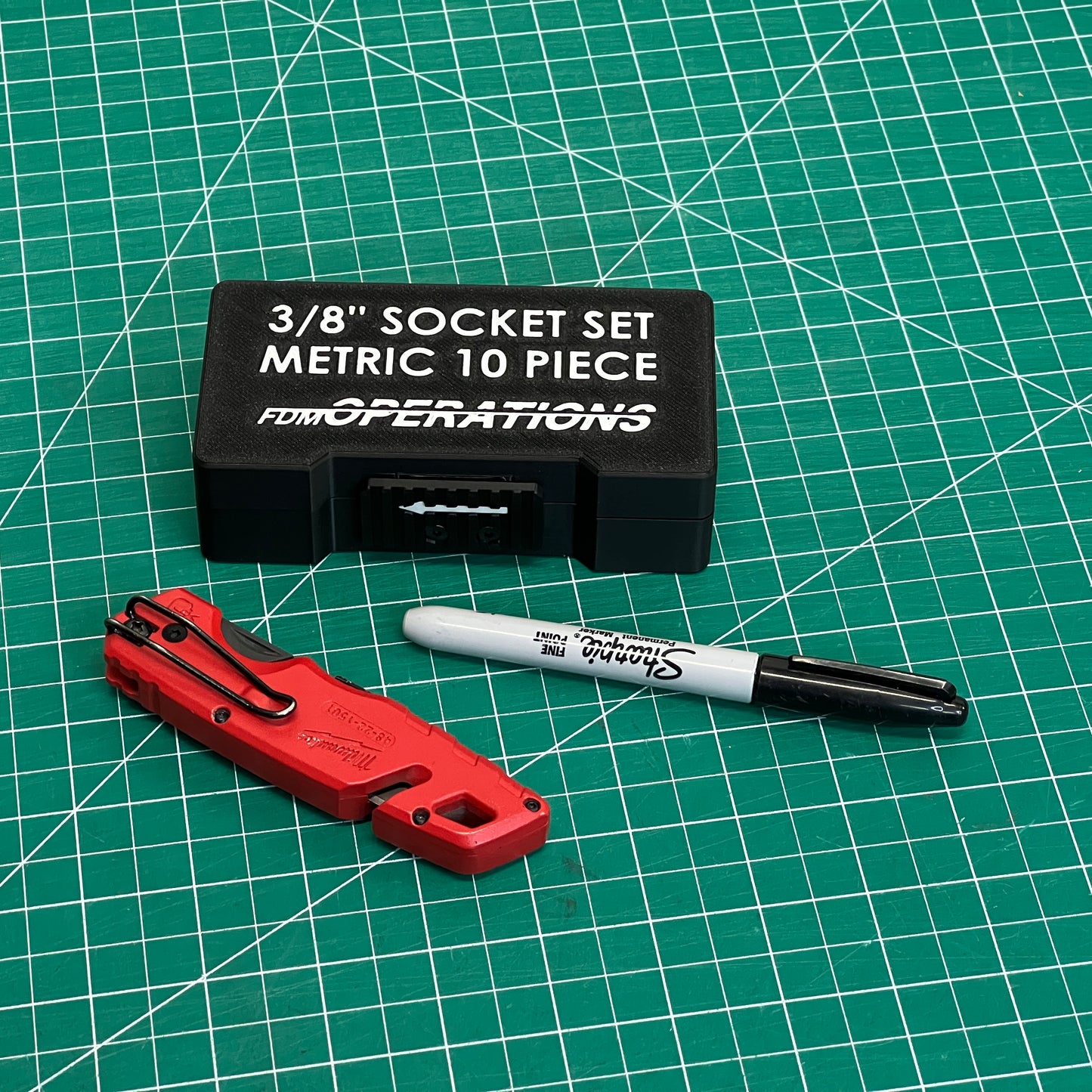 3/8" Compact Socket Case for Metric 10 Piece Set