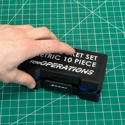 3/8" Compact Socket Case for Metric 10 Piece Set