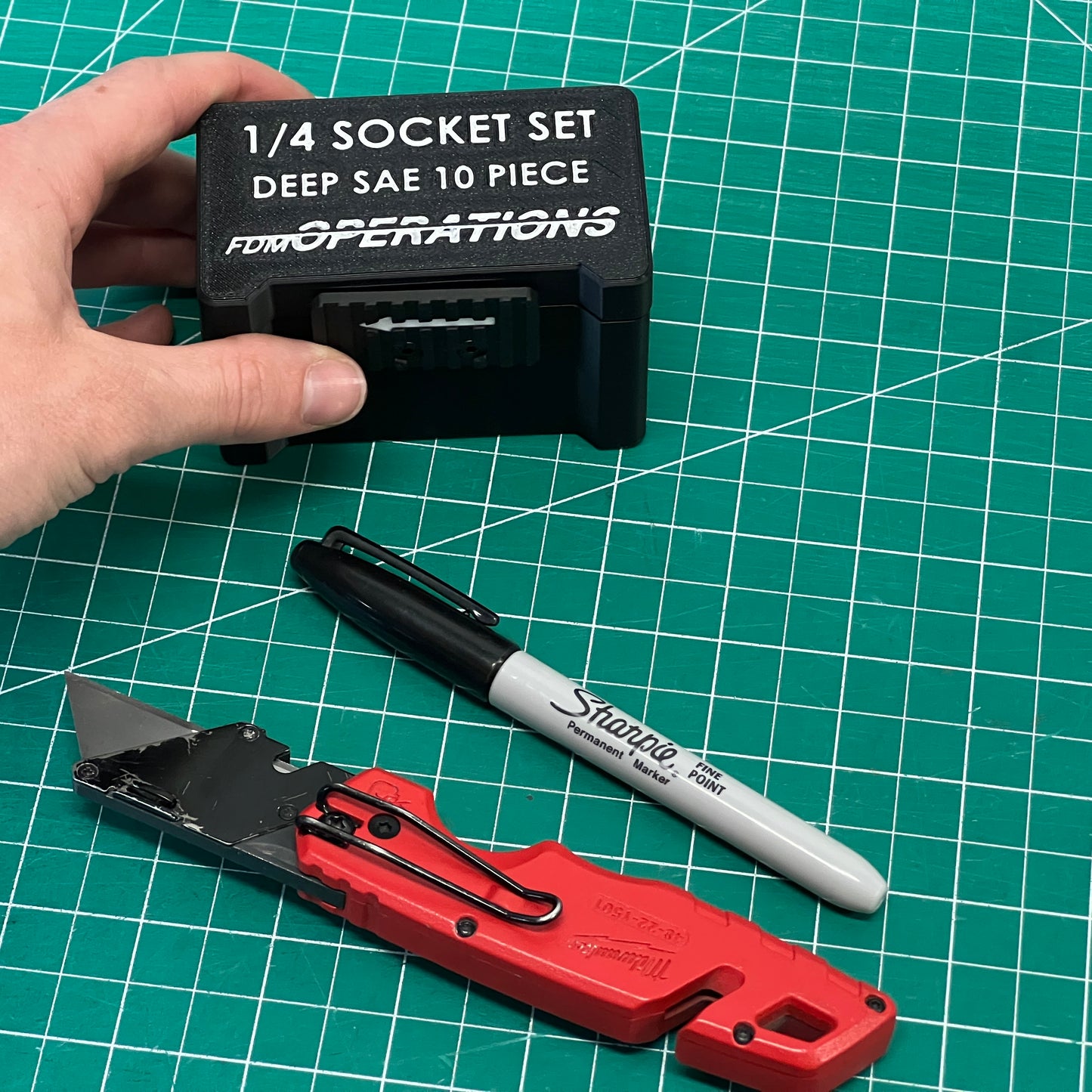 1/4" Compact Socket Case for DEEP SAE 10 Piece Set