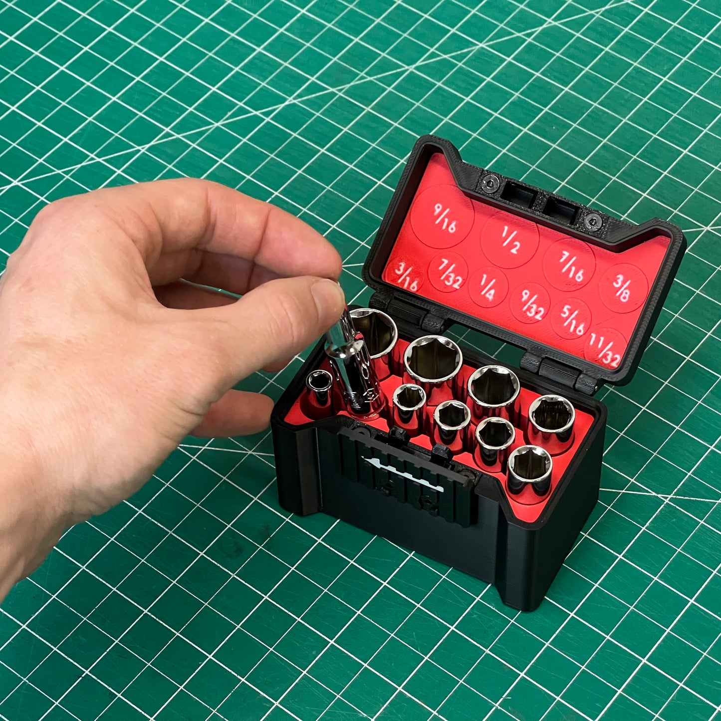 1/4" Compact Socket Case for DEEP SAE 10 Piece Set