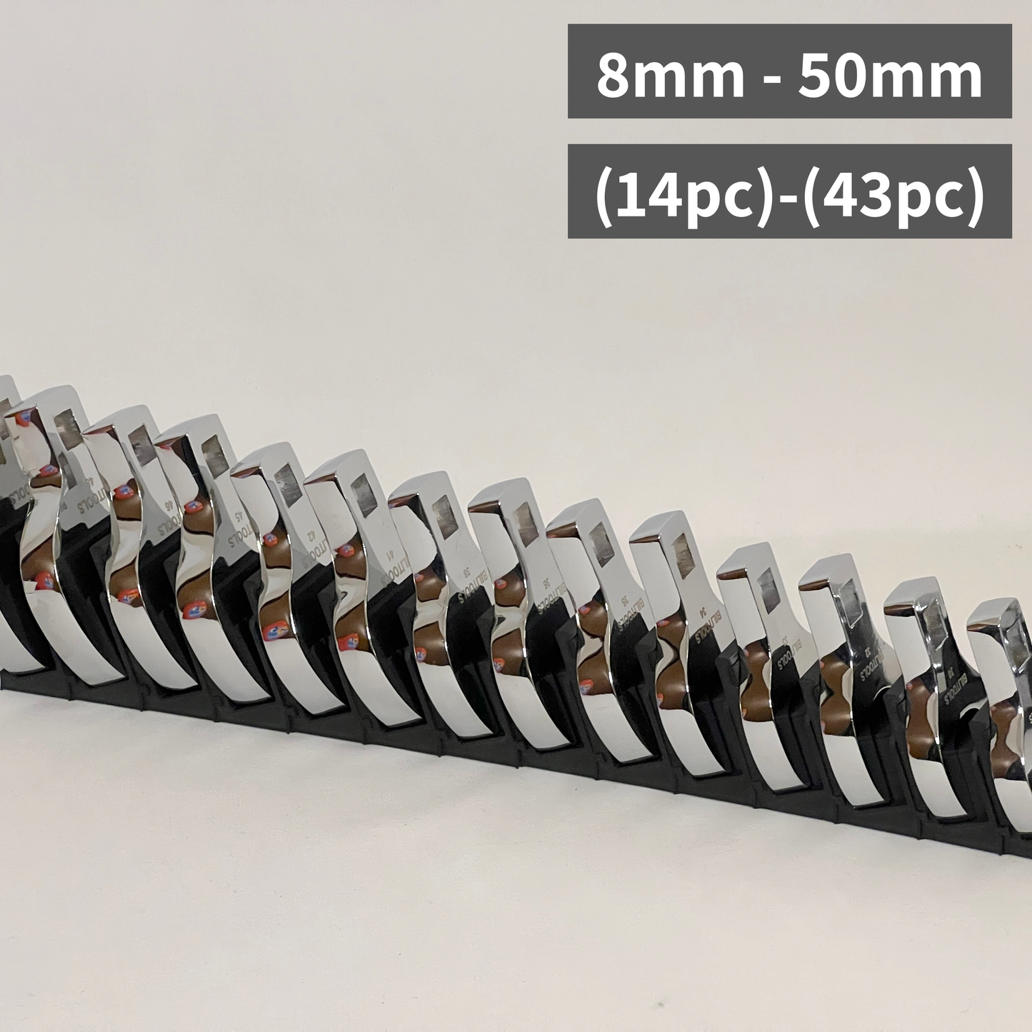 Crowfoot Wrench Organizer Metric Modular Set
