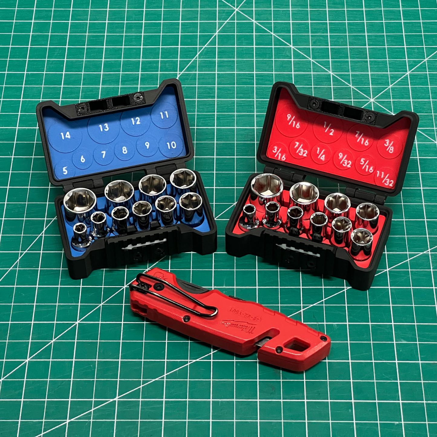 1/4" Compact Socket Case for SAE 10 Piece Set