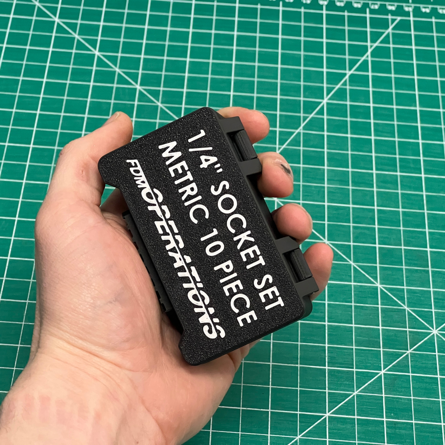 1/4" Compact Socket Case for Metric 10 Piece Set