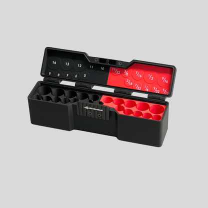 1/4" Compact Socket Case for DEEP SAE & Metric 20 Piece Set