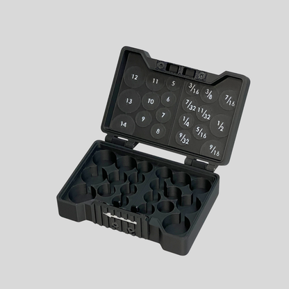 Compact 1/4 Inch Drive Socket Case for 20 Piece Socket Set (with or w/o sockets)