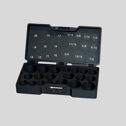 3/8" Compact Socket Case for SAE & Metric 20 Piece Set