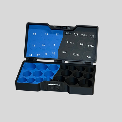 3/8" Compact Socket Case for SAE & Metric 20 Piece Set