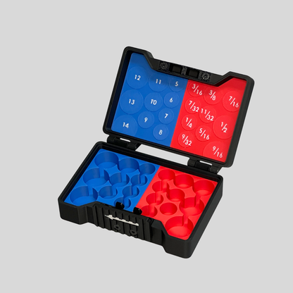 Compact 1/4 Inch Drive Socket Case for 20 Piece Socket Set (with or w/o sockets)