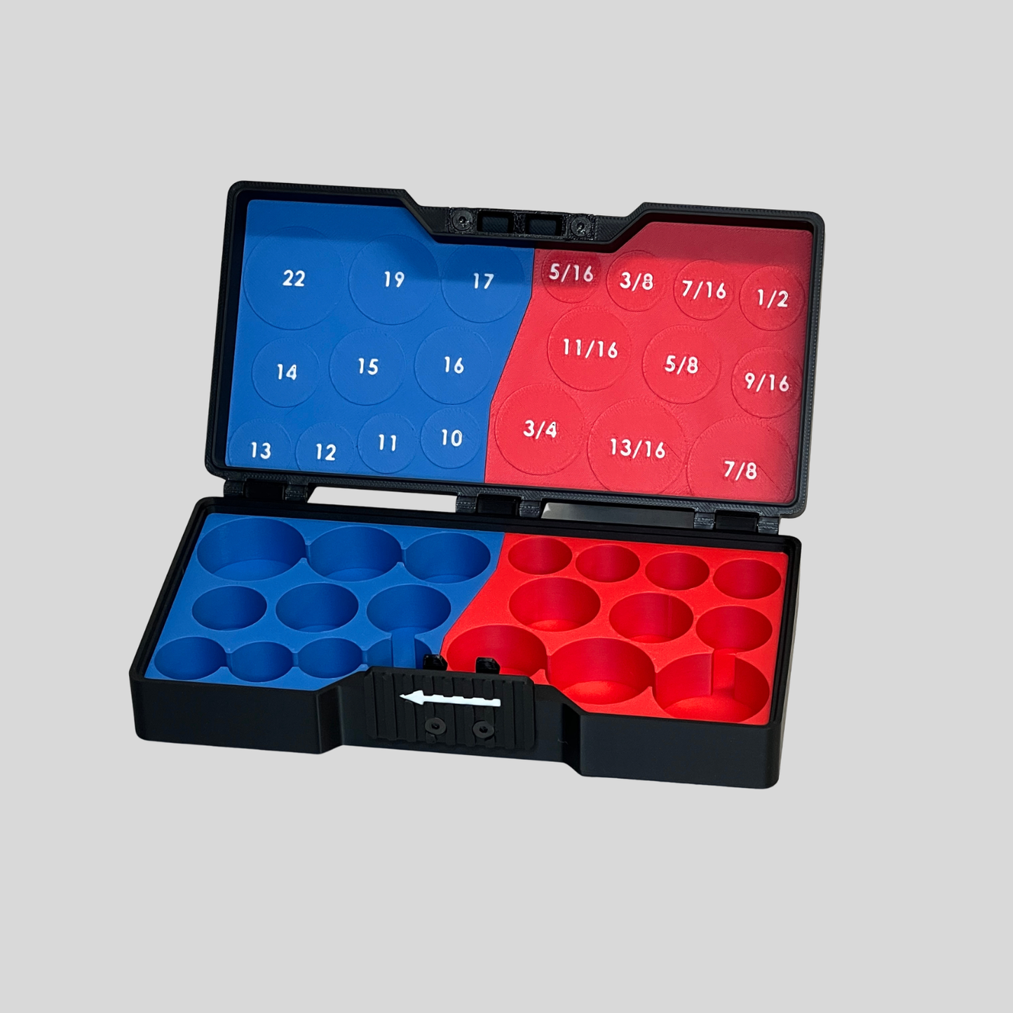 3/8" Compact Socket Case for SAE & Metric 20 Piece Set