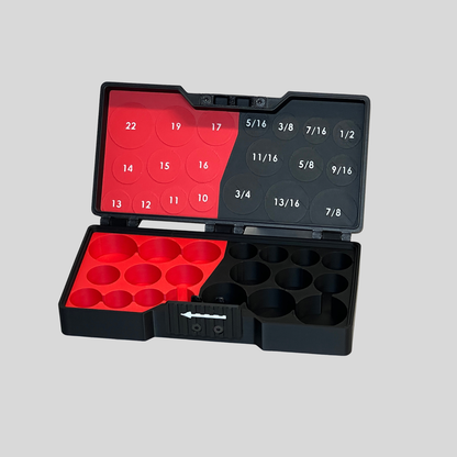 3/8" Compact Socket Case for SAE & Metric 20 Piece Set