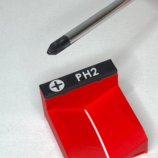 Phillips Head (PH) Label for Modular Screwdriver Drawer Organizer