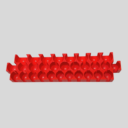 3/4 Inch Drive Metric Modular IMPACT Socket Organizer (sockets not included)