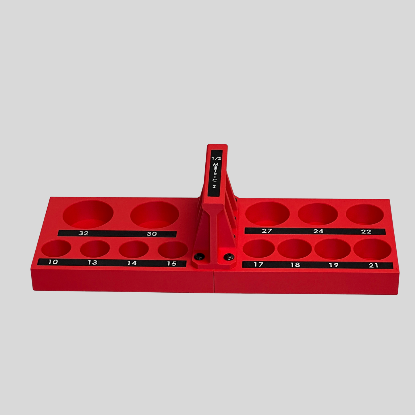Metric 1/2 Inch Drive Deep Impact Socket Tray for Harbor Freight Pittsburgh 13 Piece