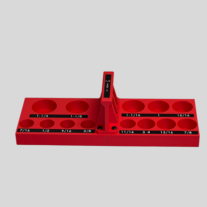 1/2 Inch Drive Deep Impact SAE Socket Tray for Harbor Freight Pittsburgh 13 Piece