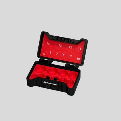 1/4" Compact Socket Case for Metric 10 Piece Set