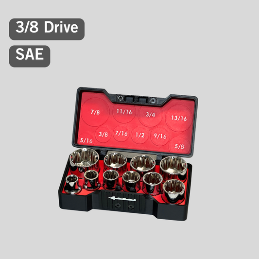3/8" Compact Socket Case for SAE 10 Piece Set