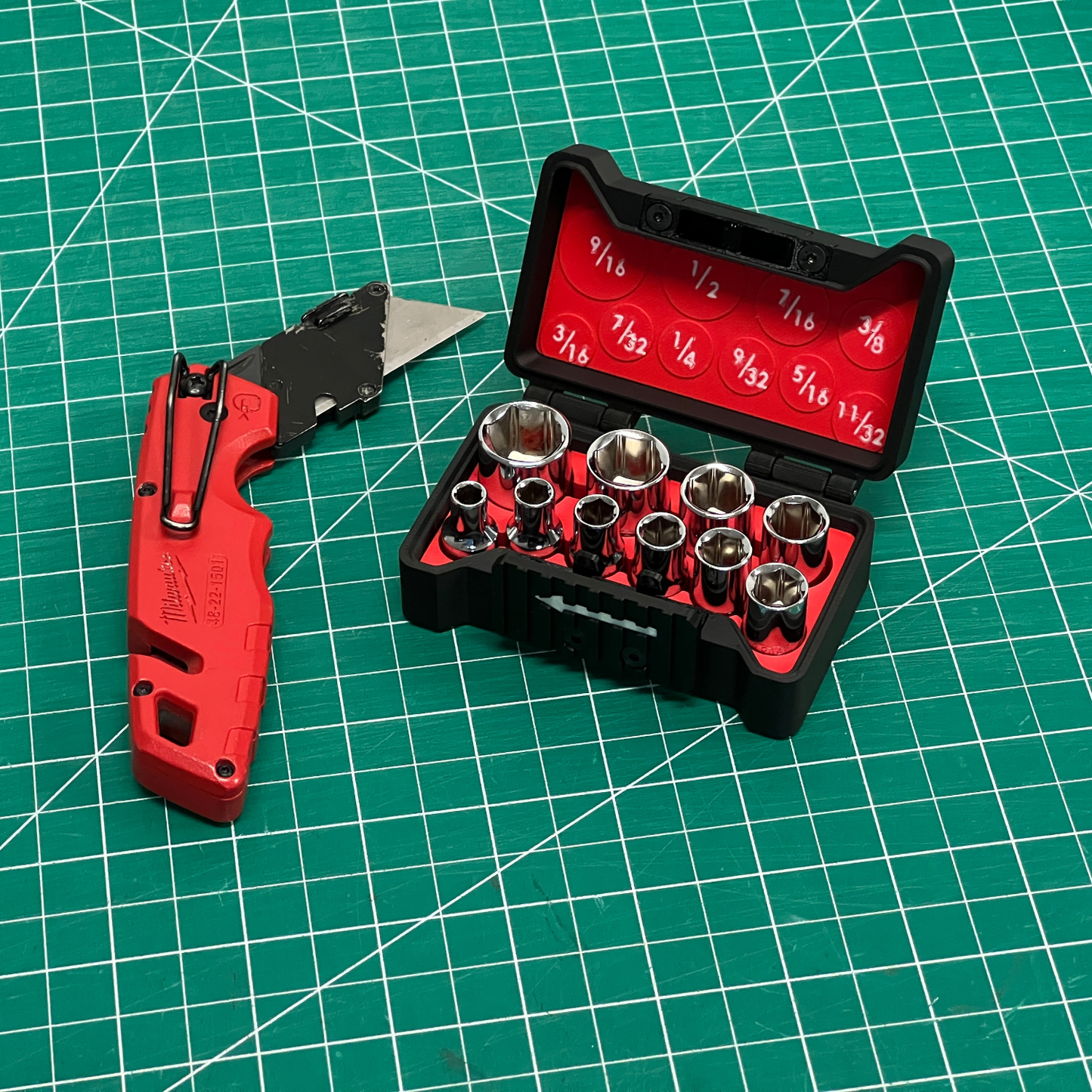 1/4" Compact Socket Case for SAE 10 Piece Set