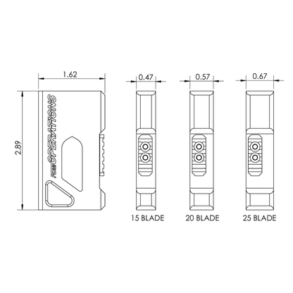Utility Blade Case | Compact Holder for Utility/Box Cutter Blades